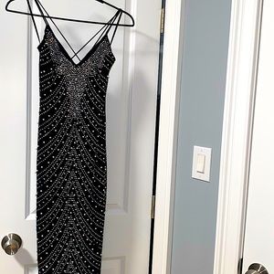 Black maxi dress